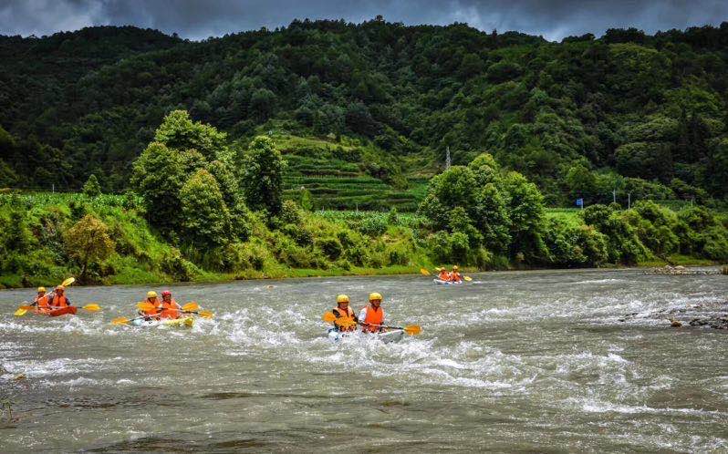騰沖龍川江漂流皮劃艇
